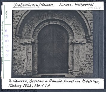 Vorschaubild Grossenlinden (Hessen): Kirche, Westportal Diasammlung